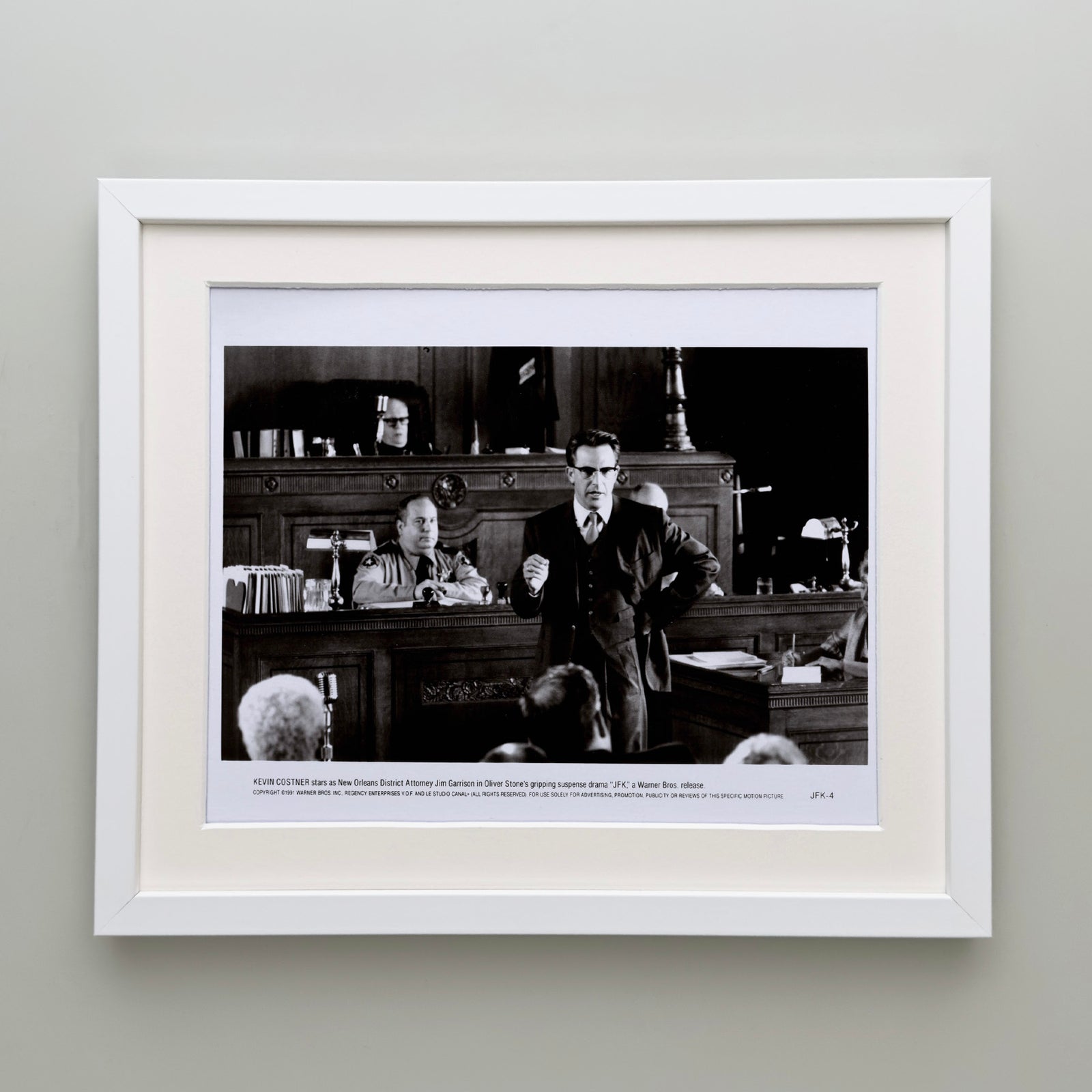 JFK 1991 Publicity Film Movie Press Still Framed