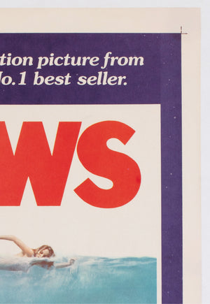 Jaws 1975 Australian Daybill Film Movie Poster Roger Kastel - detail