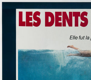Jaws 1975 French Grande Film Movie Poster, Roger Kastel - detail