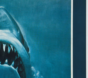 Jaws 1975 French Grande Film Movie Poster, Roger Kastel - detail