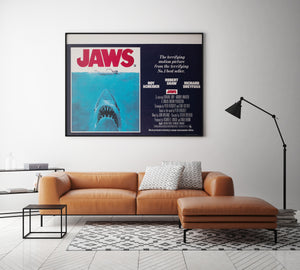 Jaws 1975 UK Quad Film Movie Poster Roger Kastel