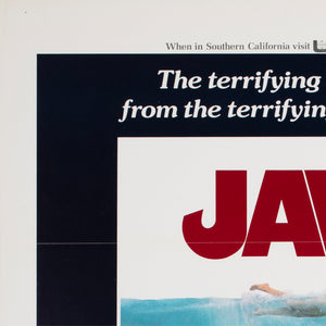Jaws 1975 US 1 Sheet Film Movie Poster, Roger Kastel - detail