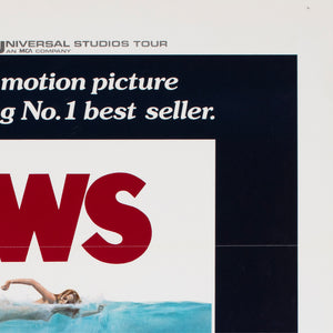 Jaws 1975 US 1 Sheet Film Movie Poster, Roger Kastel - detail