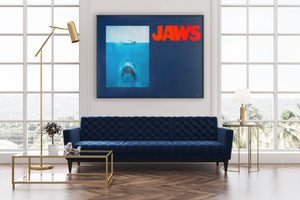 Jaws 1975 US Subway Undated Advance Film Movie Poster Roger Kastel