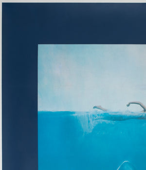 Jaws 1975 US Subway Undated Advance Film Movie Poster Roger Kastel - detail