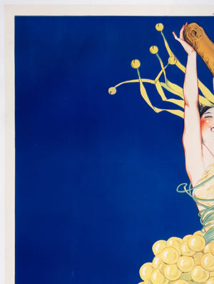 Joseph Perrier c1930 Champagne Vintage French Alcohol Poster, Joseph Stall - detail