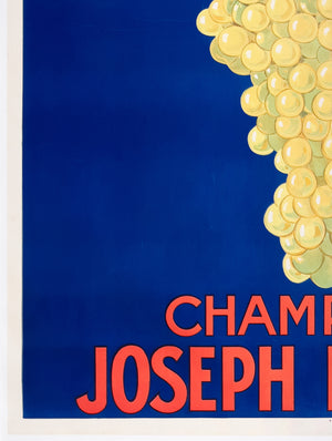 Joseph Perrier c1930 Champagne Vintage French Alcohol Poster, Joseph Stall - detail