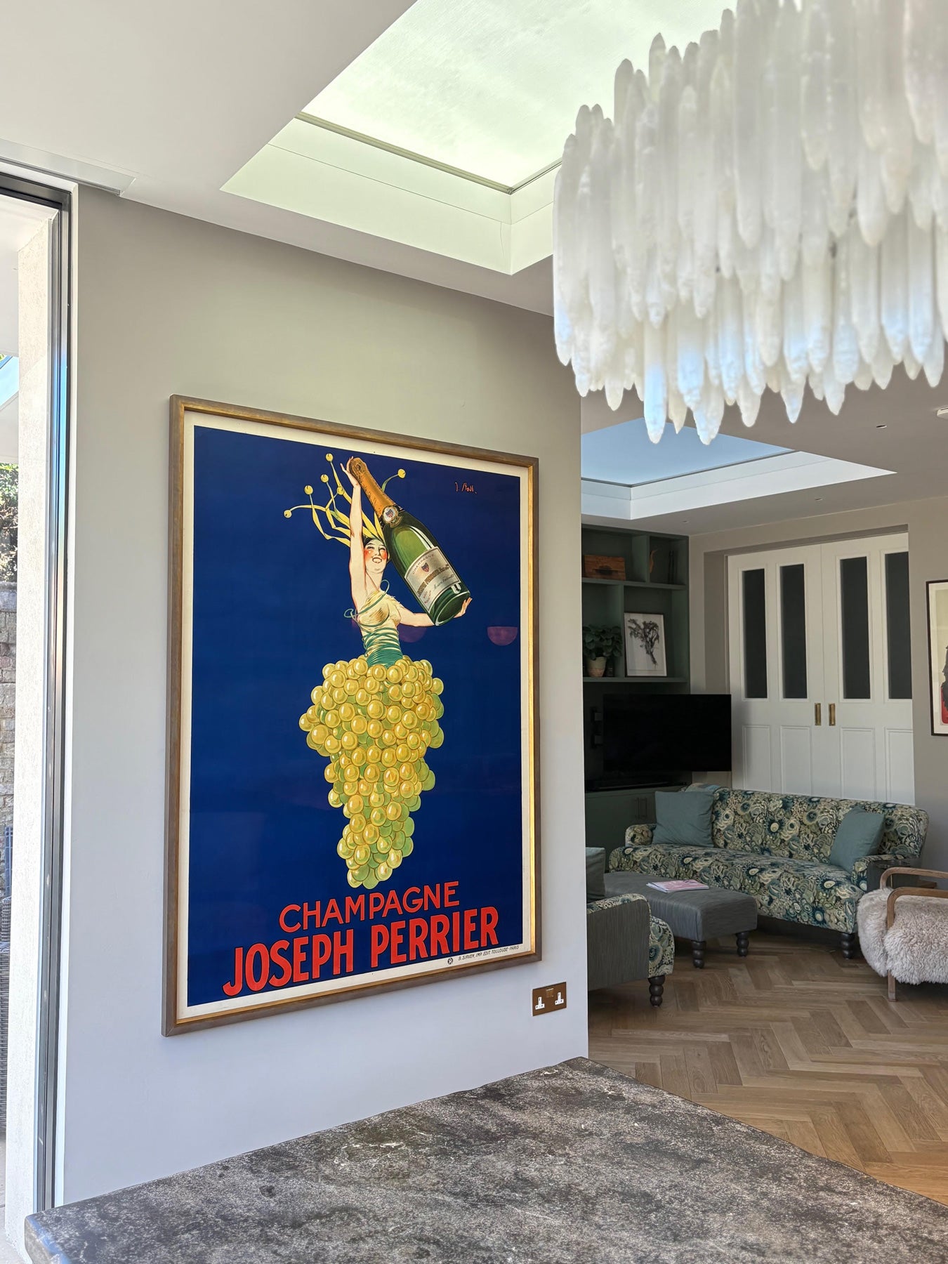 Joseph Perrier c1930 Champagne Vintage French Alcohol Poster, Joseph Stall