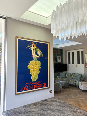 Joseph Perrier c1930 Champagne Vintage French Alcohol Poster, Joseph Stall