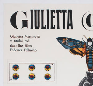 Juliet of the Spirit 1969 Czech A1 Film Movie Poster, Grygar - detail