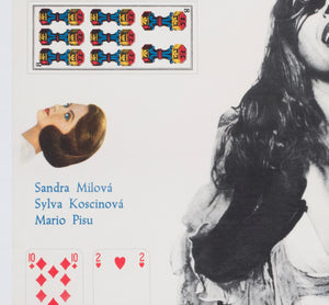 Juliet of the Spirit 1969 Czech A1 Film Movie Poster, Grygar - detail