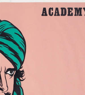 junoon 1979 uk quad academy cinema film movie poster peter strausfeld - detail