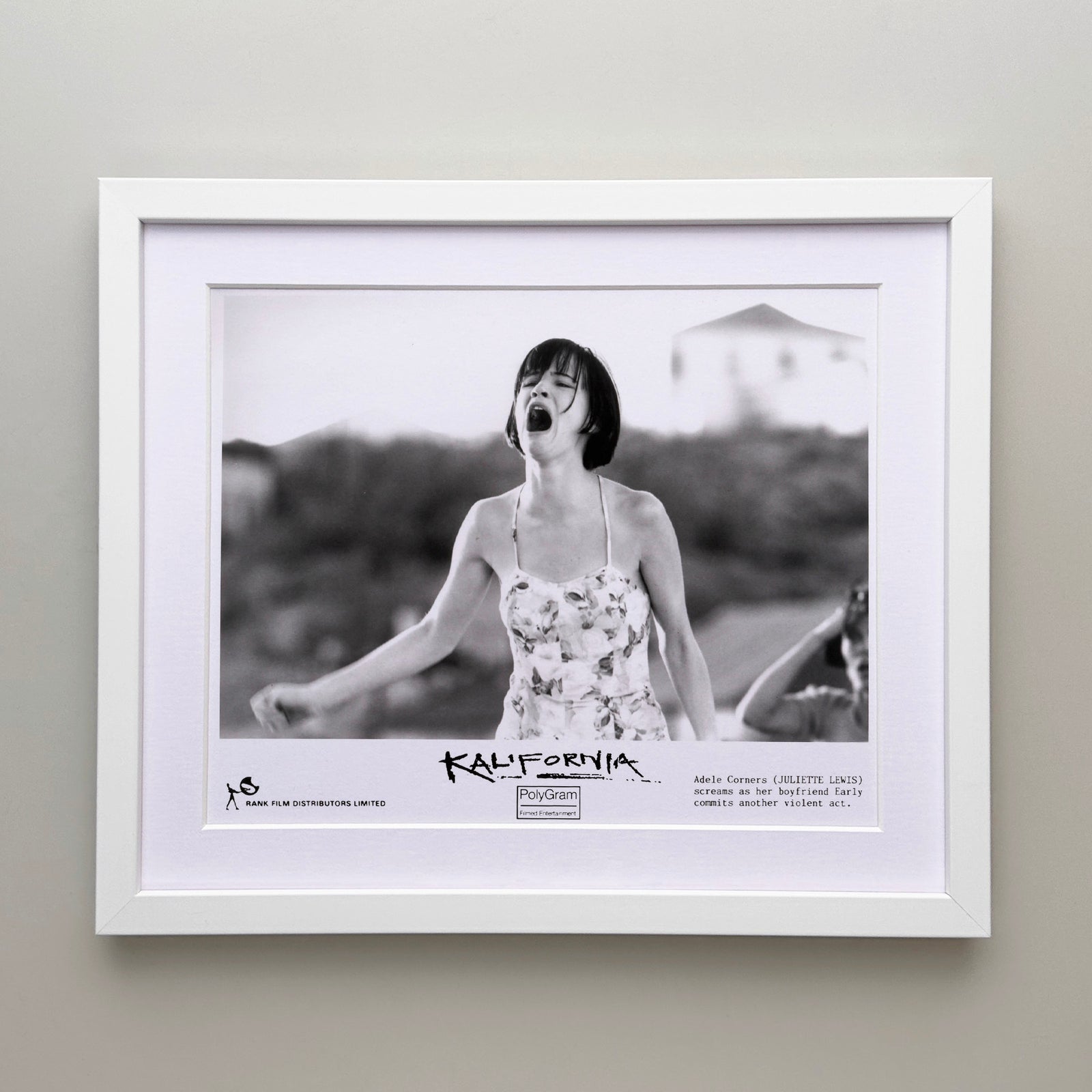 Kalifornia 1993 Publicity Film Movie Press Still Framed