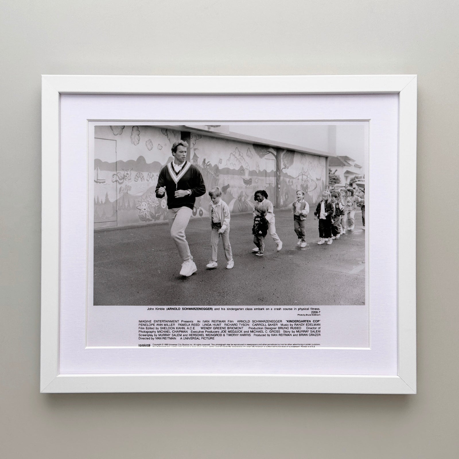 Kindergarten Cop 1990 Film Movie Press Publicity Still Framed