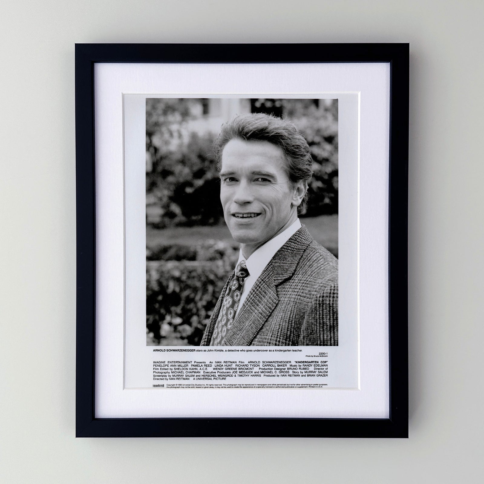Kindergarten Cop 1990 Film Movie Press Publicity Still Framed