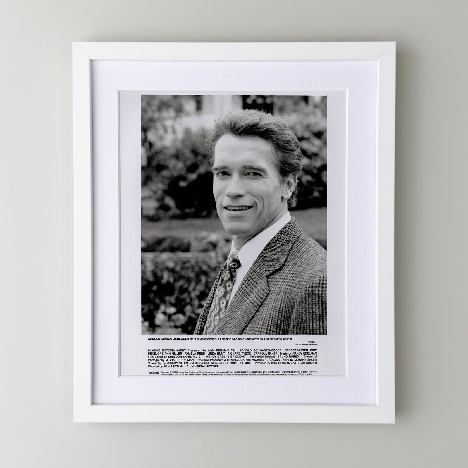 Kindergarten Cop 1990 Film Movie Press Publicity Still Framed