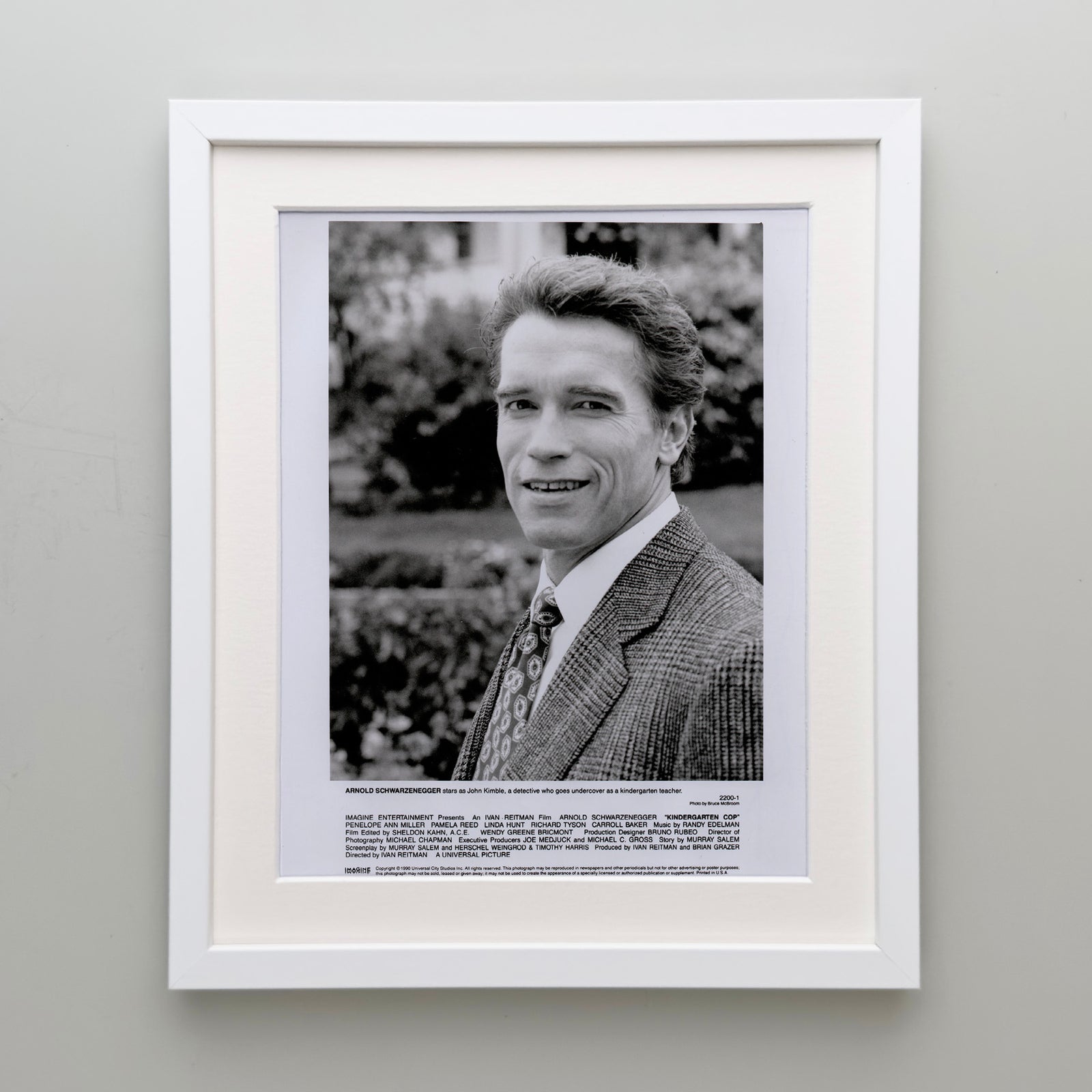 Kindergarten Cop 1990 Film Movie Press Publicity Still Framed