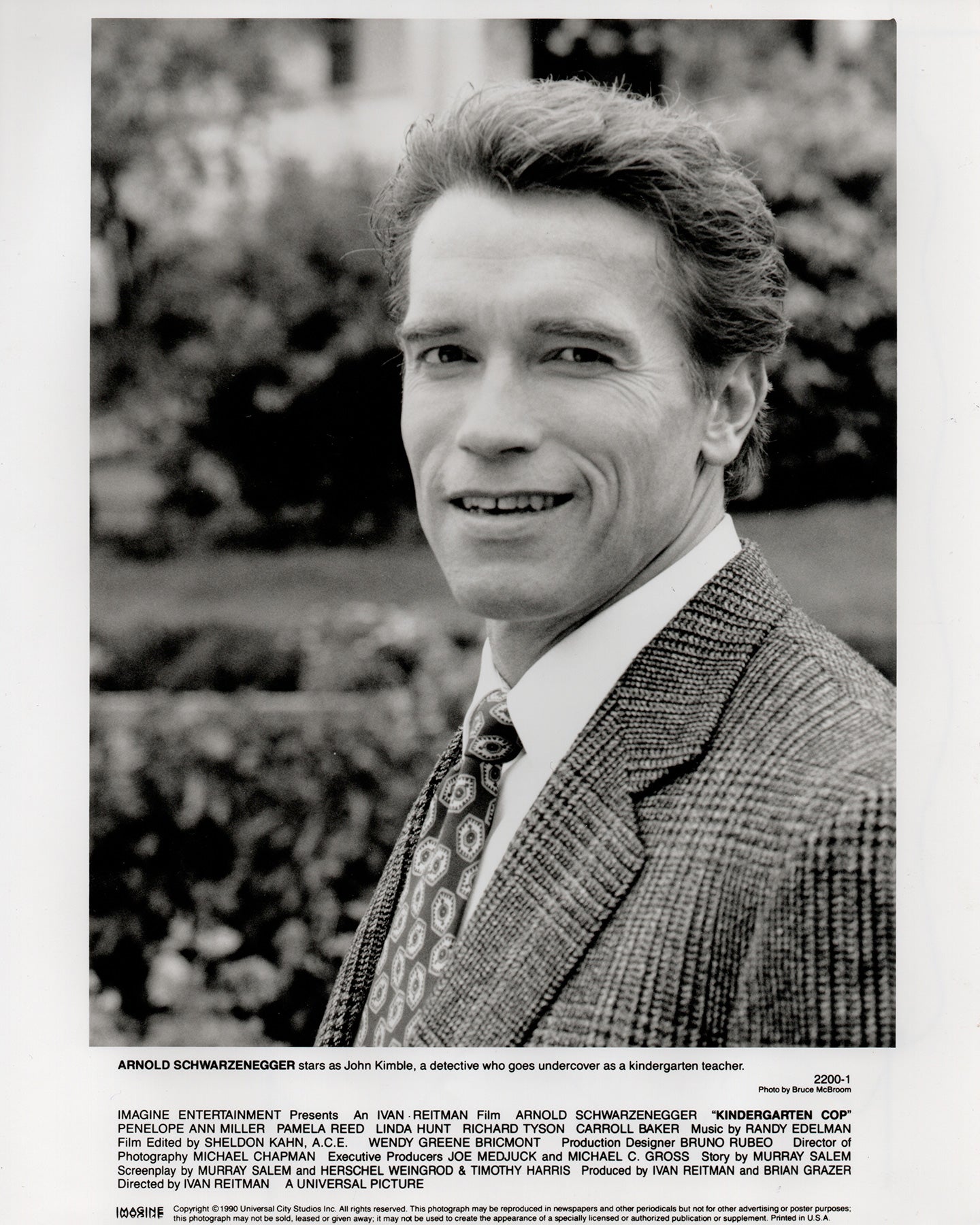 Kindergarten Cop 1990 Film Movie Press Publicity Still Framed