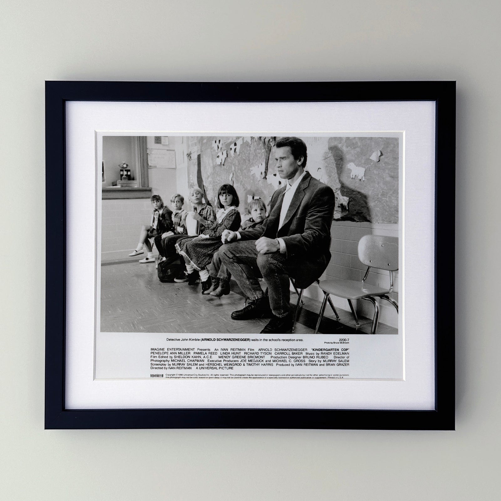 Kindergarten Cop 1990 Film Movie Press Publicity Still Framed