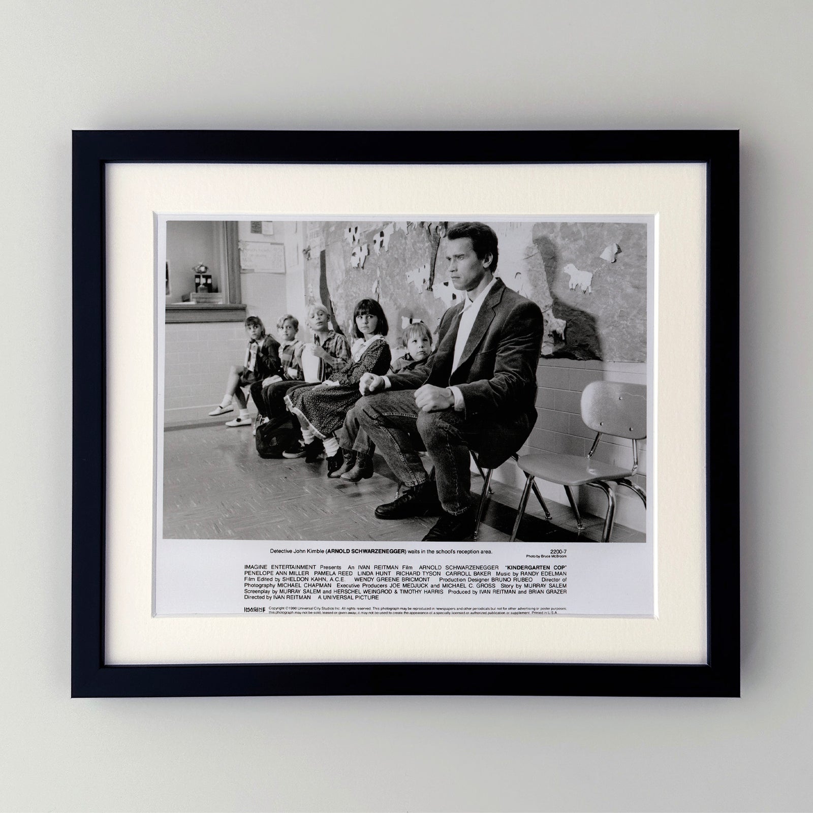 Kindergarten Cop 1990 Film Movie Press Publicity Still Framed