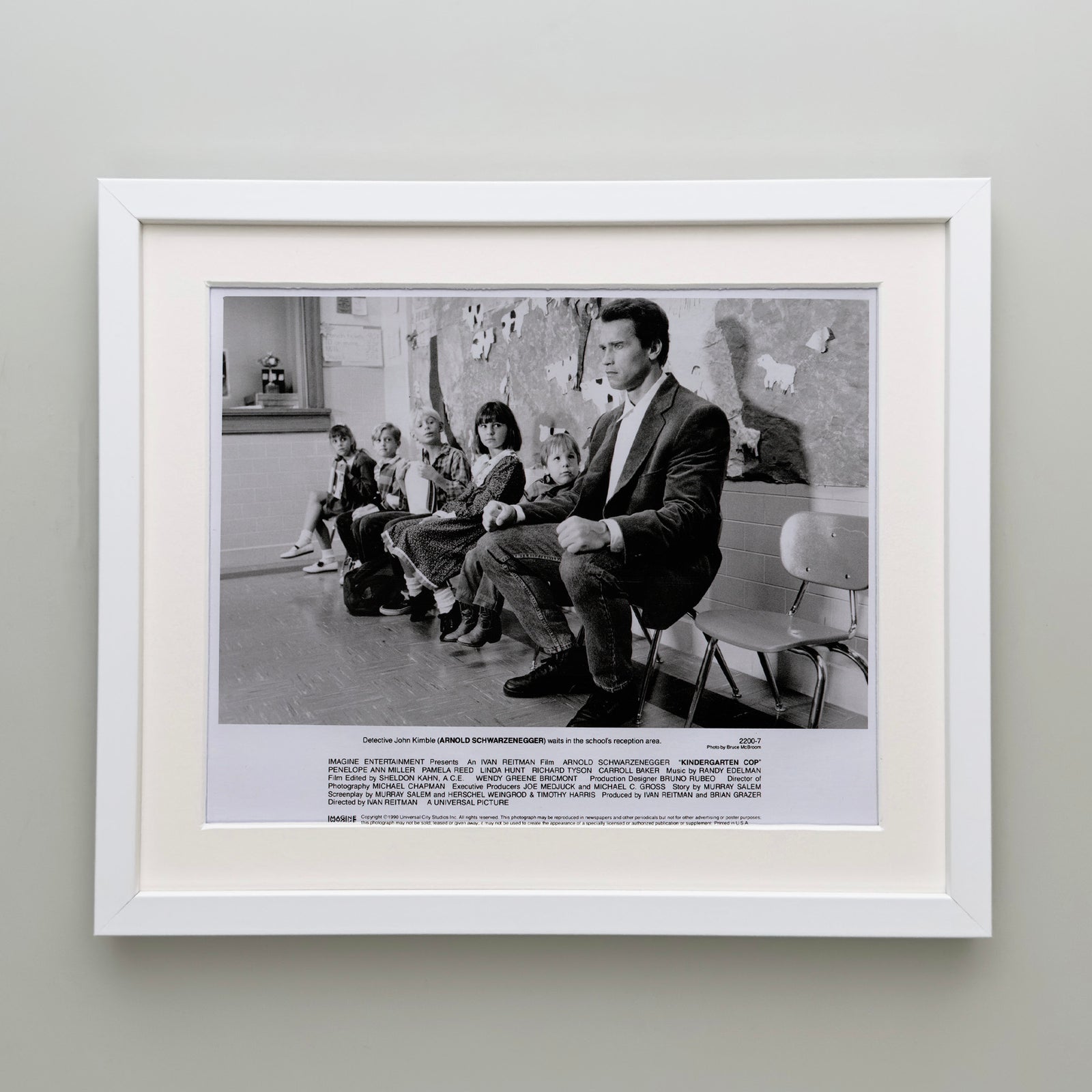 Kindergarten Cop 1990 Film Movie Press Publicity Still Framed