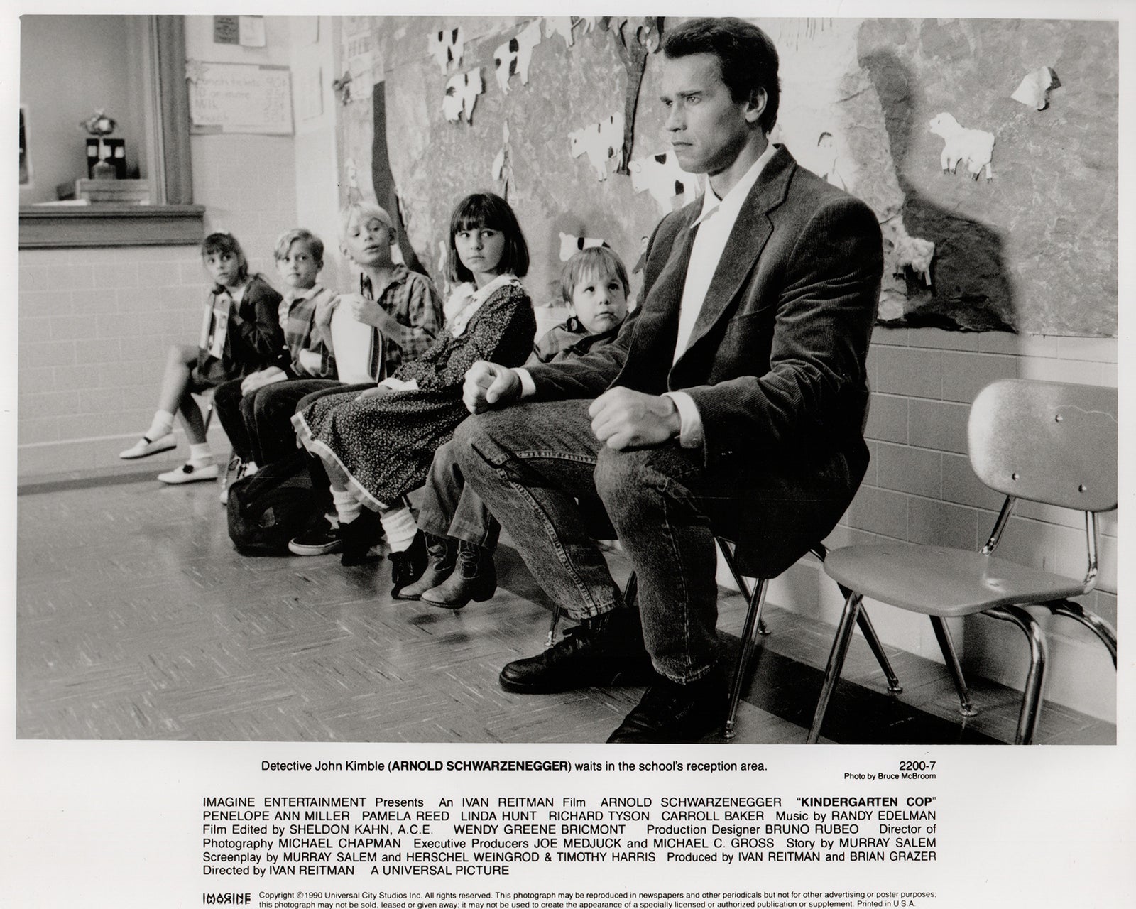 Kindergarten Cop 1990 Film Movie Press Publicity Still Framed