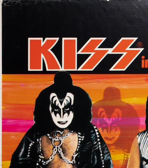 Kiss - Attack of the Phantoms 1979 UK Quad Film Movie Poster - detail