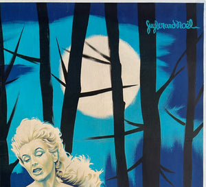 Kiss of the Vampire 1964 French Grande Film Movie Poster, Guy Gerard Noel - detail