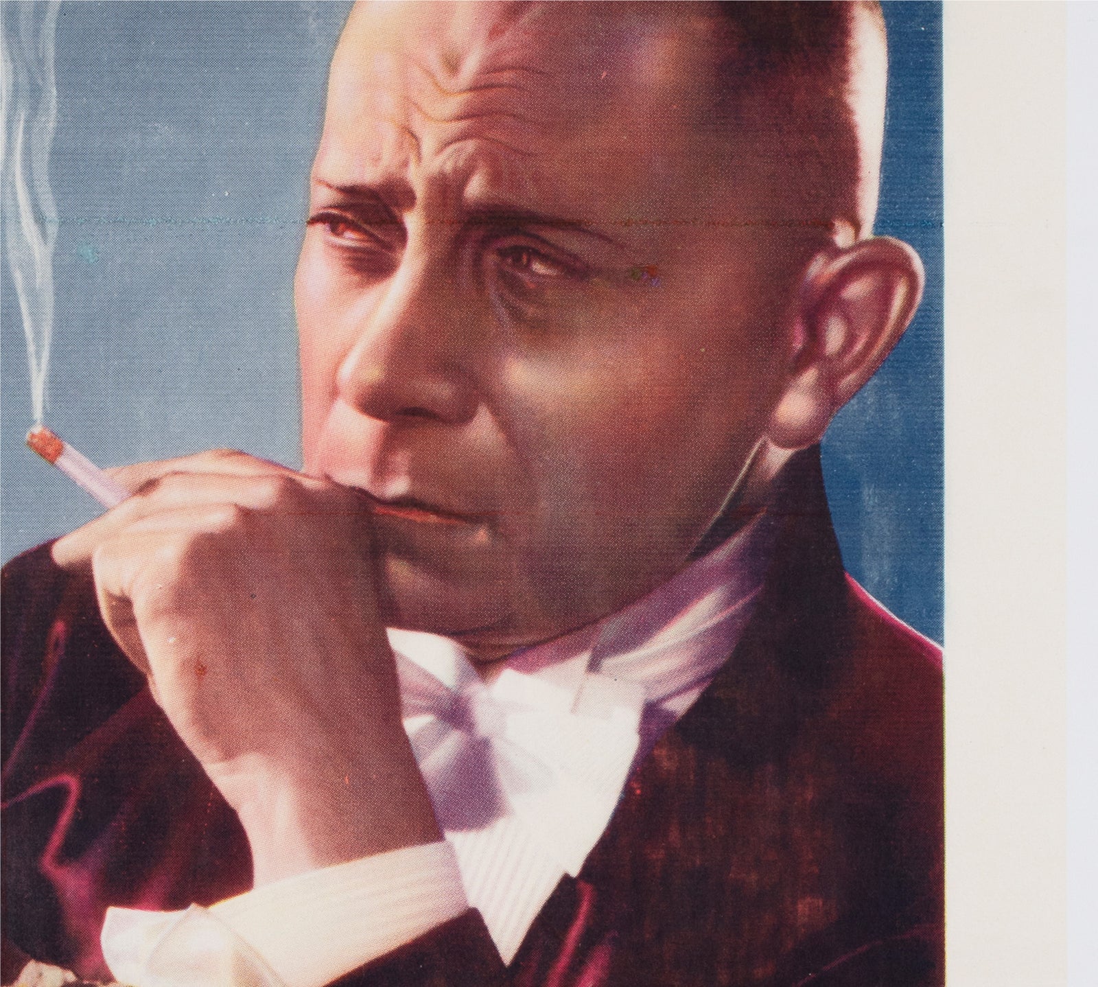 L Alibi 1938 Belgian Film Poster - detail