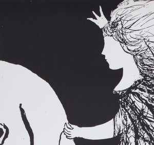 La Belle et la Bete c1960 German A1 Film Movie Poster, Baumgart - detail