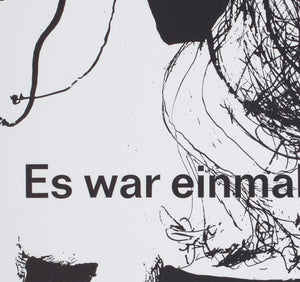 La Belle et la Bete c1960 German A1 Film Movie Poster, Baumgart - detail