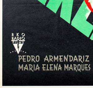 La Perla c1947 Swedish Film Poster Gösta Åberg - detail