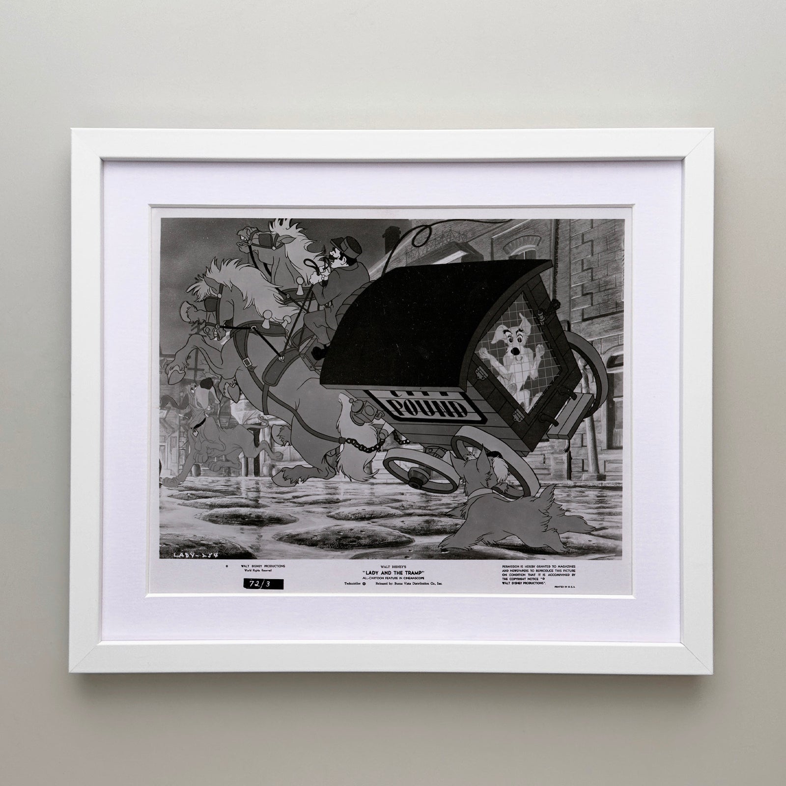 Lady and the Tramp (1955) Film Movie Press Publicity Still Framed