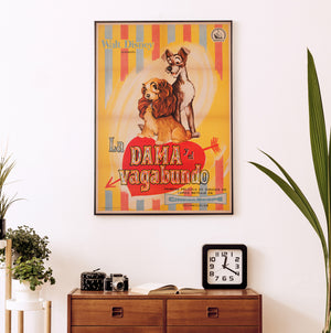 Lady and the Tramp Spanish 1 Sheet Film Movie Poster