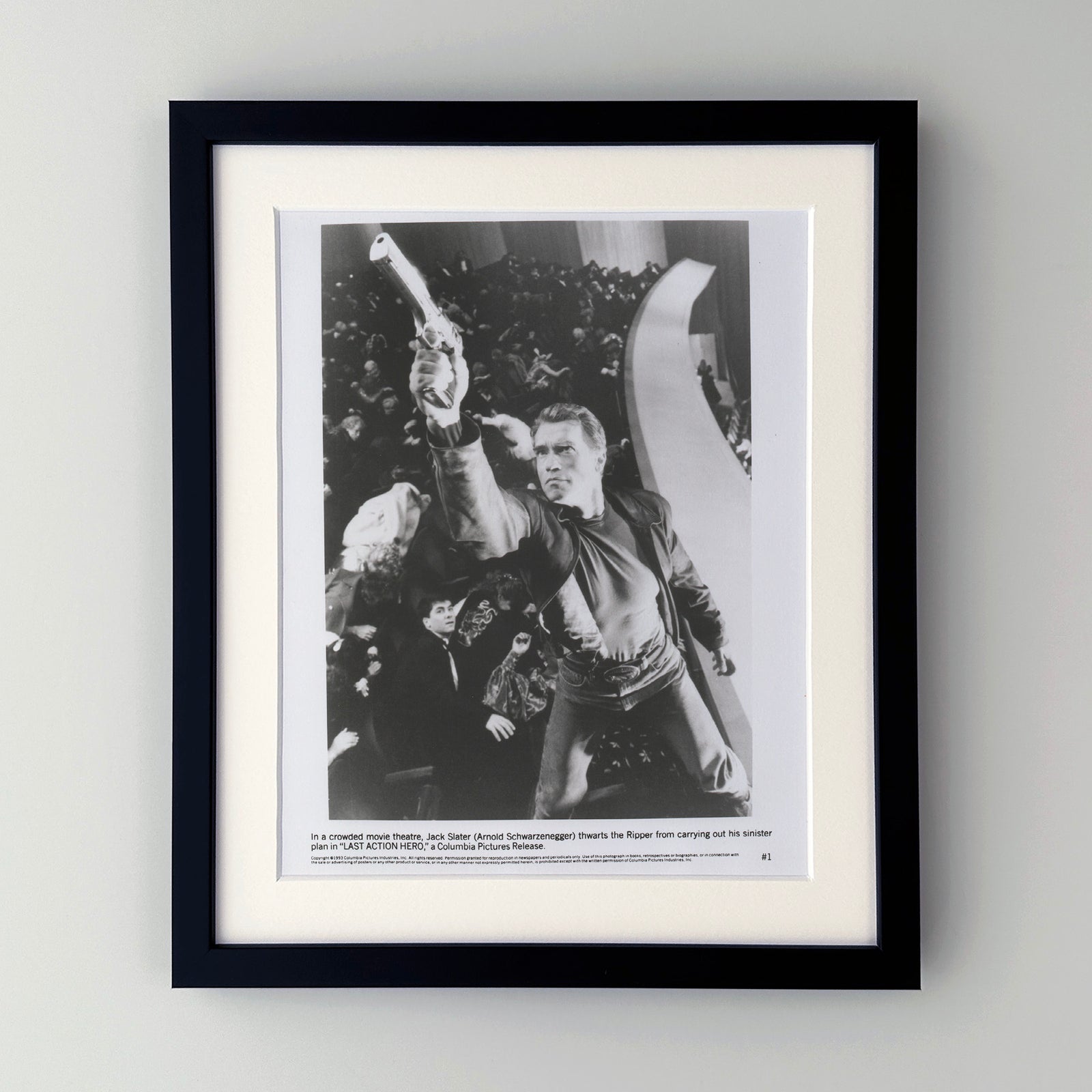 Last Action Hero 1993 Film Movie Press Publicity Still Framed