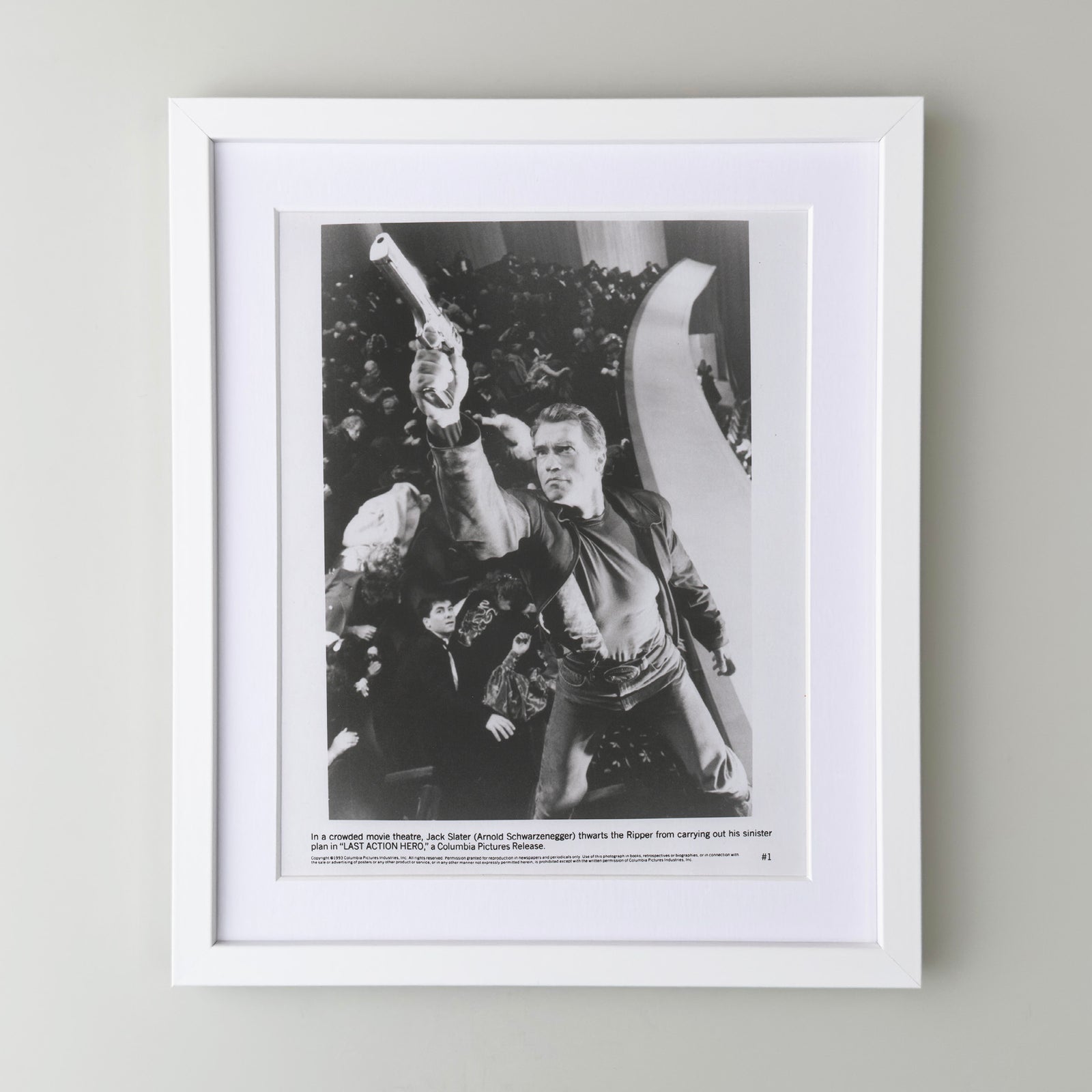 Last Action Hero 1993 Film Movie Press Publicity Still Framed