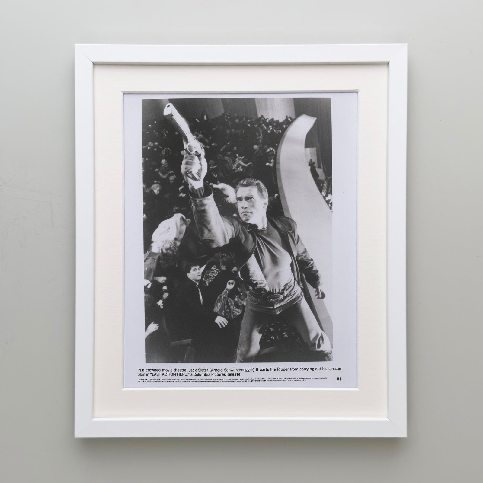Last Action Hero 1993 Film Movie Press Publicity Still Framed