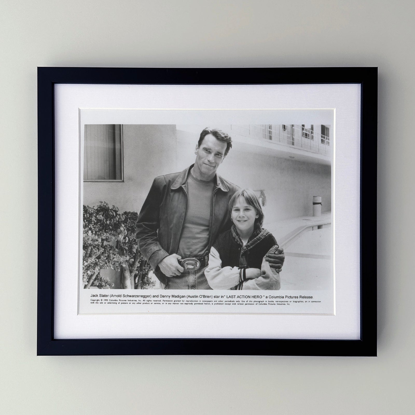Last Action Hero 1993 Film Movie Press Publicity Still Framed