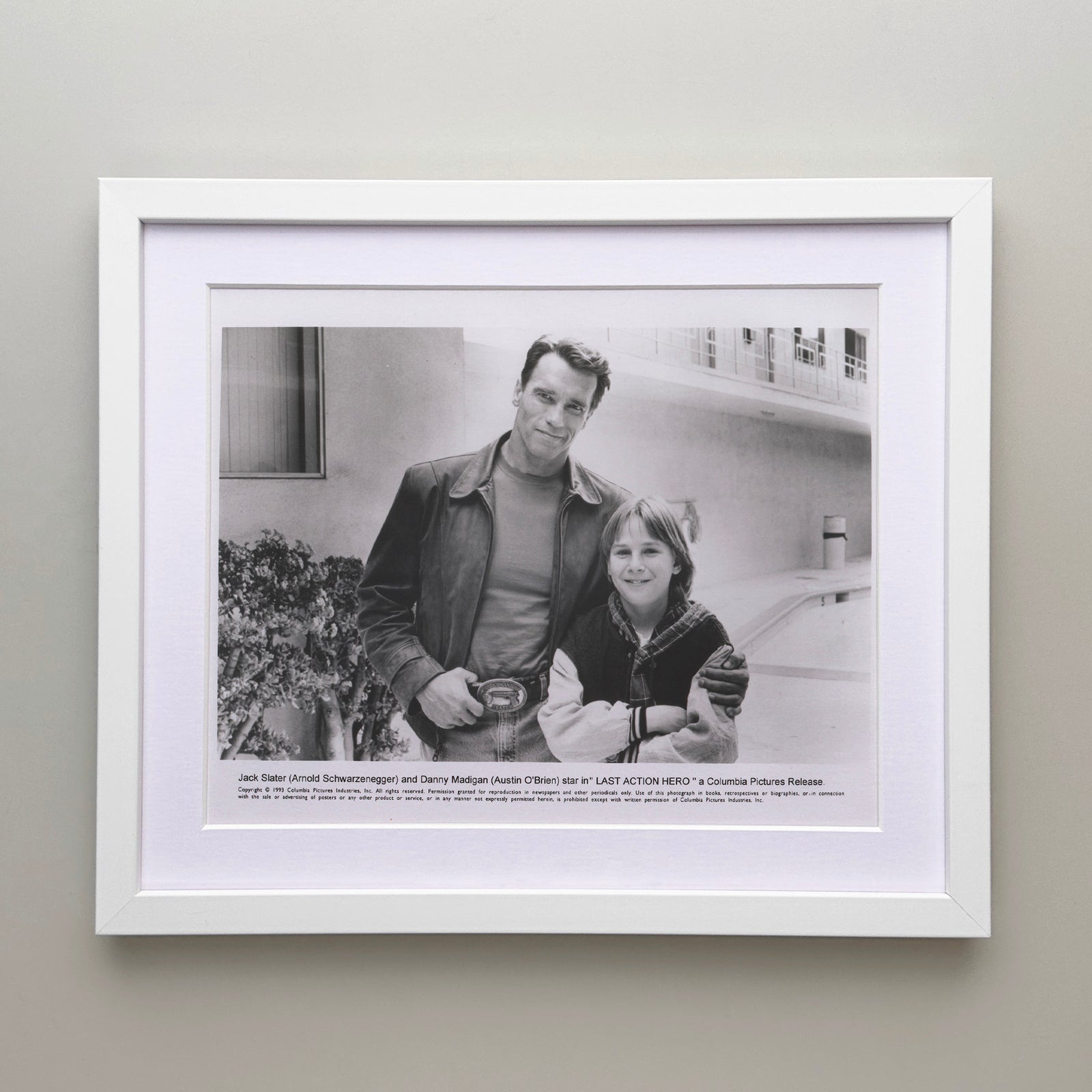 Last Action Hero 1993 Film Movie Press Publicity Still Framed