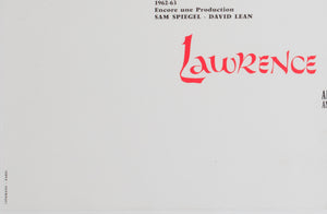Lawrence of Arabia 1963 French Petite Film Movie Poster, Georges Kerfyser - detail