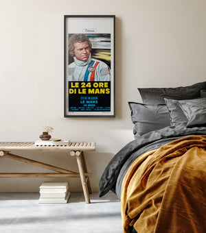 Le Mans 1971 Italian Locandina Film Movie Poster