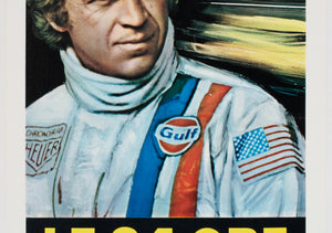 Le Mans 1971 Italian Locandina Film Movie Poster - detail