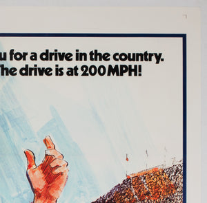 Le Mans 1971 US 1 Sheet Film Movie Poster, Tom Jung - detail