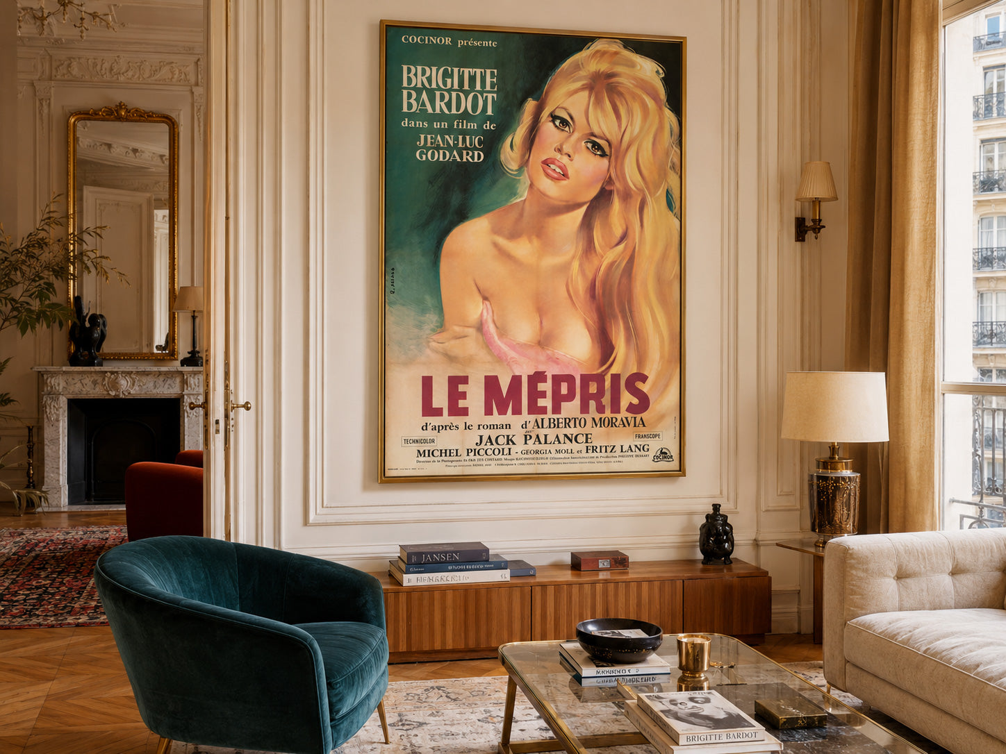 Le Mepris 1963 French Grande Film Poster Georges Allard