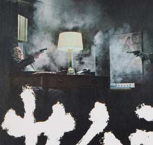 le samourai 1968 japanese b2 film movie poster - detail