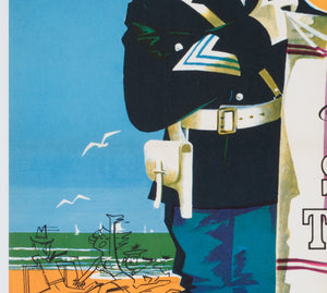 Le gendarme de Saint-Tropez R1966 French Moyenne Film Movie Poster, Clement Hurel - detail