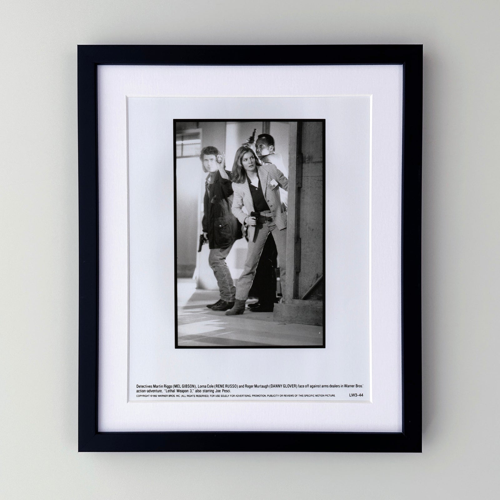 Leathal Weapon 3 1992 Film Movie Press Publicity Still Framed