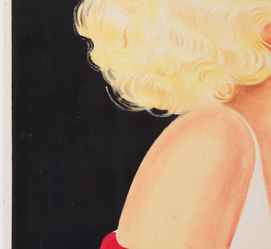 Les Cafes Jules Ferry 1935 Marseille Cafe French Advertising Poster Georges Nicolitch - detail