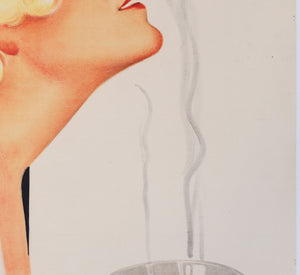 Les Cafes Jules Ferry 1935 Marseille Cafe French Advertising Poster Georges Nicolitch - detail