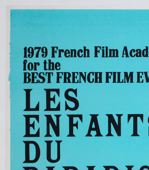 Les Enfants Du Paradis 1970s Academy Cinema UK Quad Film Movie Poster, Peter Strausfeld - detail